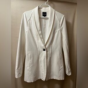 NIC+ZOE Women's White Blazer Size Small, Stretch Material. Casual and Dressy